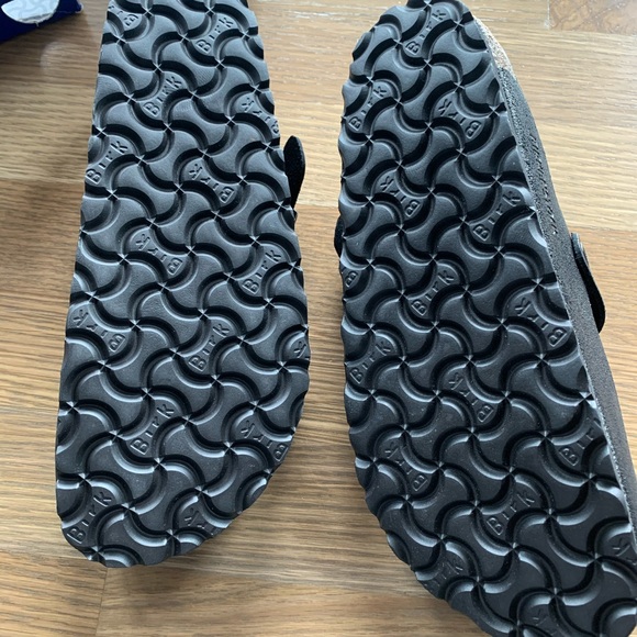 Birkenstock Boston Washed Metallic Antique Black - Picture 7 of 9